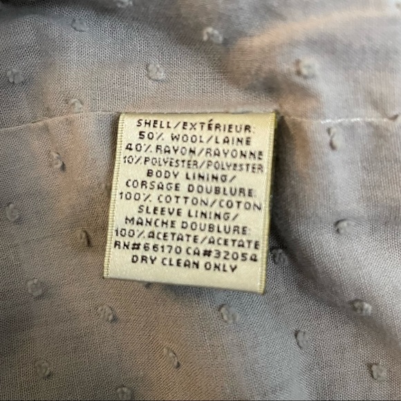 Elevenses | Anthropologie Catalina Bolero gray wool jacket - Picture 7 of 7